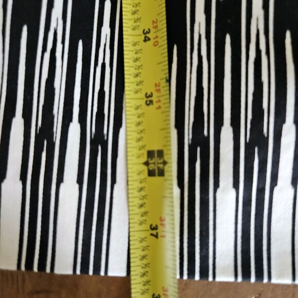 Adrianna Papell Women Dress 10 Black/White Sleeveless Knee Length Polyester New - Picture 5 of 9